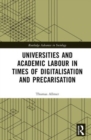 Universities and Academic Labour in Times of Digitalisation and Precarisation - Book