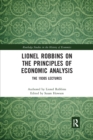Lionel Robbins on the Principles of Economic Analysis : The 1930s Lectures - Book