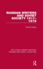 Russian Writers and Soviet Society 1917–1978 - Book