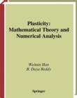 Plasticity : Mathematical Theory and Numerical Analysis - eBook