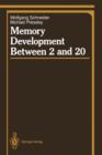 Memory Development Between 2 and 20 - Book