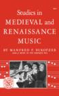 Studies in Medieval and Renaissance Music - Book