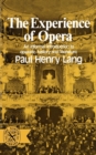 The Experience of Opera - Book