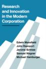 Research and Innovation in the Modern Corporation - Book