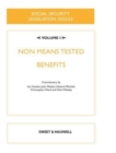 Social Security Legislation 2022/23 Volume I : Non Means Tested Benefits - Book