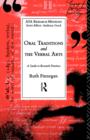 Oral Traditions and the Verbal Arts : A Guide to Research Practices - Book