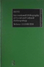 IBSS: Anthropology: 1991 Vol 37 - Book