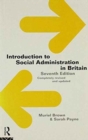 Introduction to Social Administration in Britain - Book