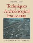 Techniques of Archaeological Excavation - Book