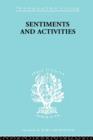 Sentiments and Activities - Book