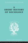 A Short History of Sociology - Book