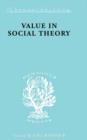 Value in Social Theory - Book