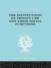 Inst Of Private Law    Ils 208 - Book