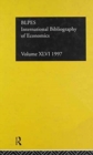 IBSS: Economics: 1997 Volume 46 - Book