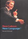 New Labour, New Language? - Book