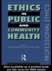 Ethics in Public and Community Health - Book