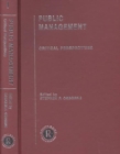 Public Management : Critical Perspectives on Business and Management - Book