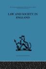 Law and Society in England - Book