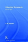 Education Documents : ENGLAND AND WALES 800 TO 1972 - Book