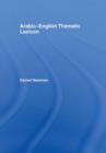 Arabic-English Thematic Lexicon - Book