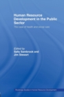 Human Resource Development in the Public Sector : The Case of Health and Social Care - Book