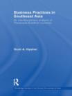 Business Practices in Southeast Asia : An interdisciplinary analysis of theravada Buddhist countries - Book