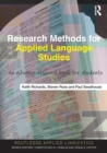Research Methods for Applied Language Studies : An Advanced Resource Book for Students - Book