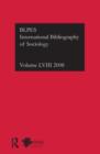 IBSS: Sociology: 2008 Vol.58 : International Bibliography of the Social Sciences - Book