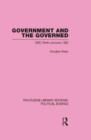 Government and the Governed (Routledge Library Editions: Political Science Volume 13) - Book