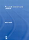 Foucault, Marxism and Critique - Book