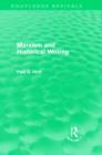 Marxism and Historical Writing (Routledge Revivals) - Book