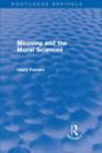 Meaning and the Moral Sciences (Routledge Revivals) - Book