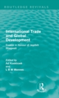 International Trade and Global Development (Routledge Revivals) : Essays in honour of Jagdish Bhagwati - Book