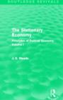 The Stationary Economy (Routledge Revivals) : Principles of Political Economy Volume I - Book