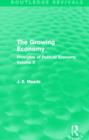 The Growing Economy : Principles of Political Economy Volume II - Book