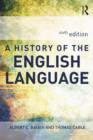 A History of the English Language - Book