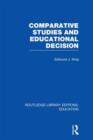 Comparative Studies and Educational Decision - Book