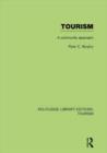 Tourism: A Community Approach (RLE Tourism) - Book