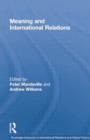Meaning and International Relations - Book
