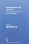 Boundaries of Clan and Color : Transnational Comparisons of Inter-Group Disparity - Book