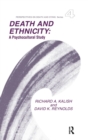 Death and Ethnicity : A Psychocultural Study - Book