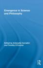 Emergence in Science and Philosophy - Book