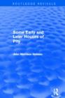 Some Early and Later Houses of Pity (Routledge Revivals) - Book