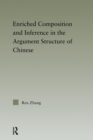 Enriched Composition and Inference in the Argument Structure of Chinese - Book