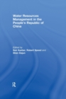 Water Resources Management in the People's Republic of China - Book
