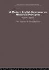 A Modern English Grammar on Historical Principles : Volume 7. Syntax - Book