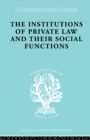 Inst Of Private Law    Ils 208 - Book