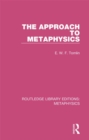 The Approach to Metaphysics - eBook