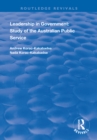 Leadership in Government : Study of the Australian Public Service - eBook