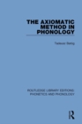 The Axiomatic Method in Phonology - eBook
